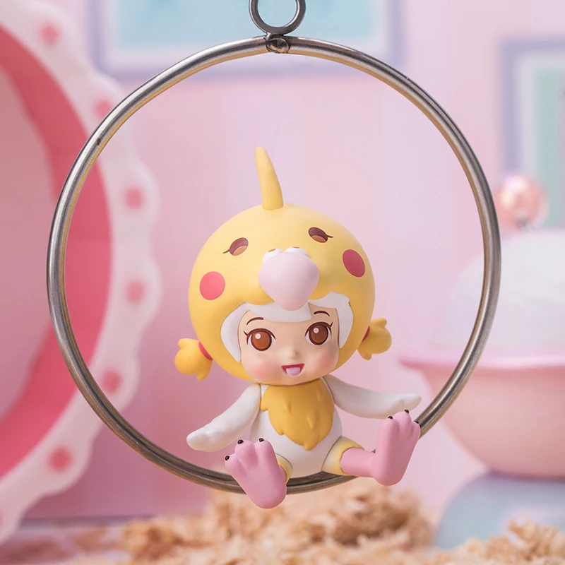 

Cute toy authentic angel with cute pet hug series blind box trend desktop decoration holiday gift