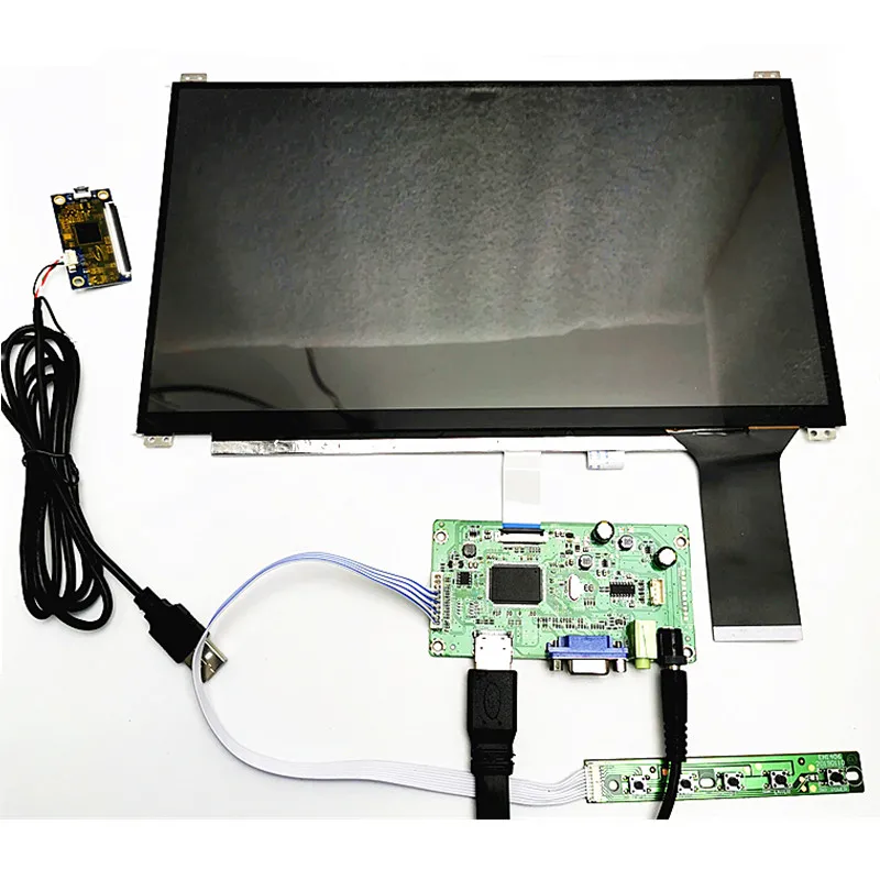 13,3 дюймовый дисплей емкостный сенсорный модуль комплект 1920X1080 ips 10 точечный емкостный сенсорный ЖК-дисплей Автомобильный модуль Raspberry Pi3 модуль