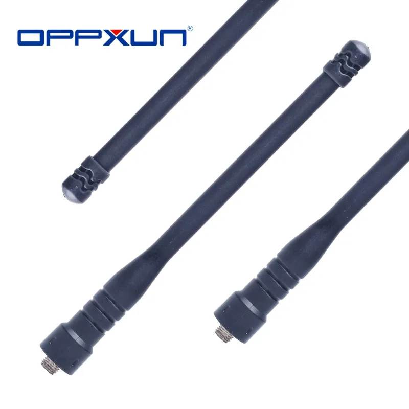 

OPPXUN Telescopic SMA- Female High Gain Dual Band Antenna For Baofeng UV-5R UV-82 BF-888S Walkie Talkie Two Way Radio