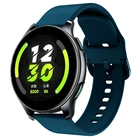 Силиконовый ремешок для спортивных смарт-часов Realme Watch T1, ремешок для смарт-часов Realme Watch S Pro, водонепроницаемый браслет, мягкий, приятный для кожи