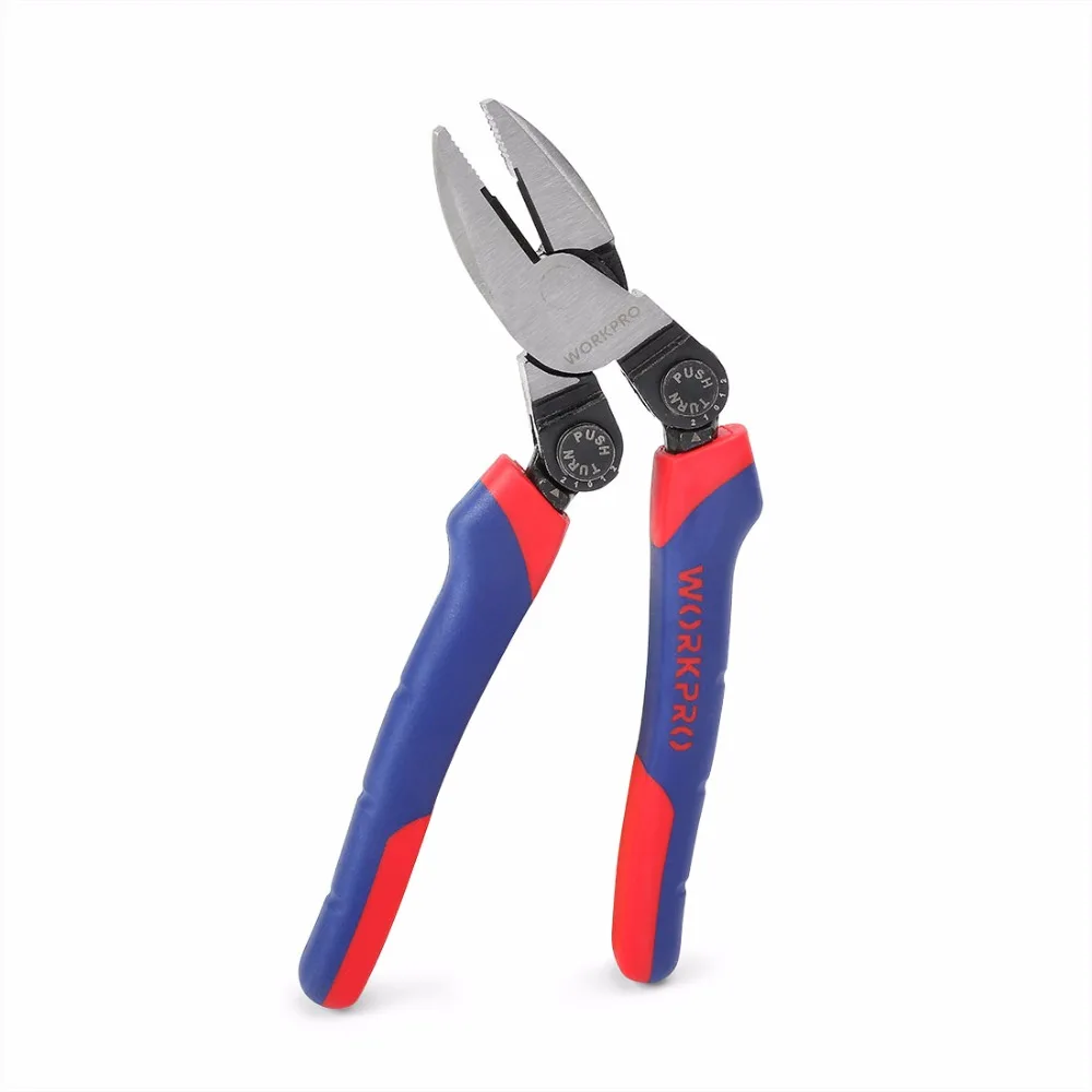 8 дюймов Электрические плоскогубцы с плоским носом смещенная рукоятка пистолета