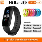 Смарт-браслет Xiaomi Mi Band 5, фитнес-трекер с AMOLED экраном 1,1 дюйма, Bluetooth 5,0, водонепроницаемый