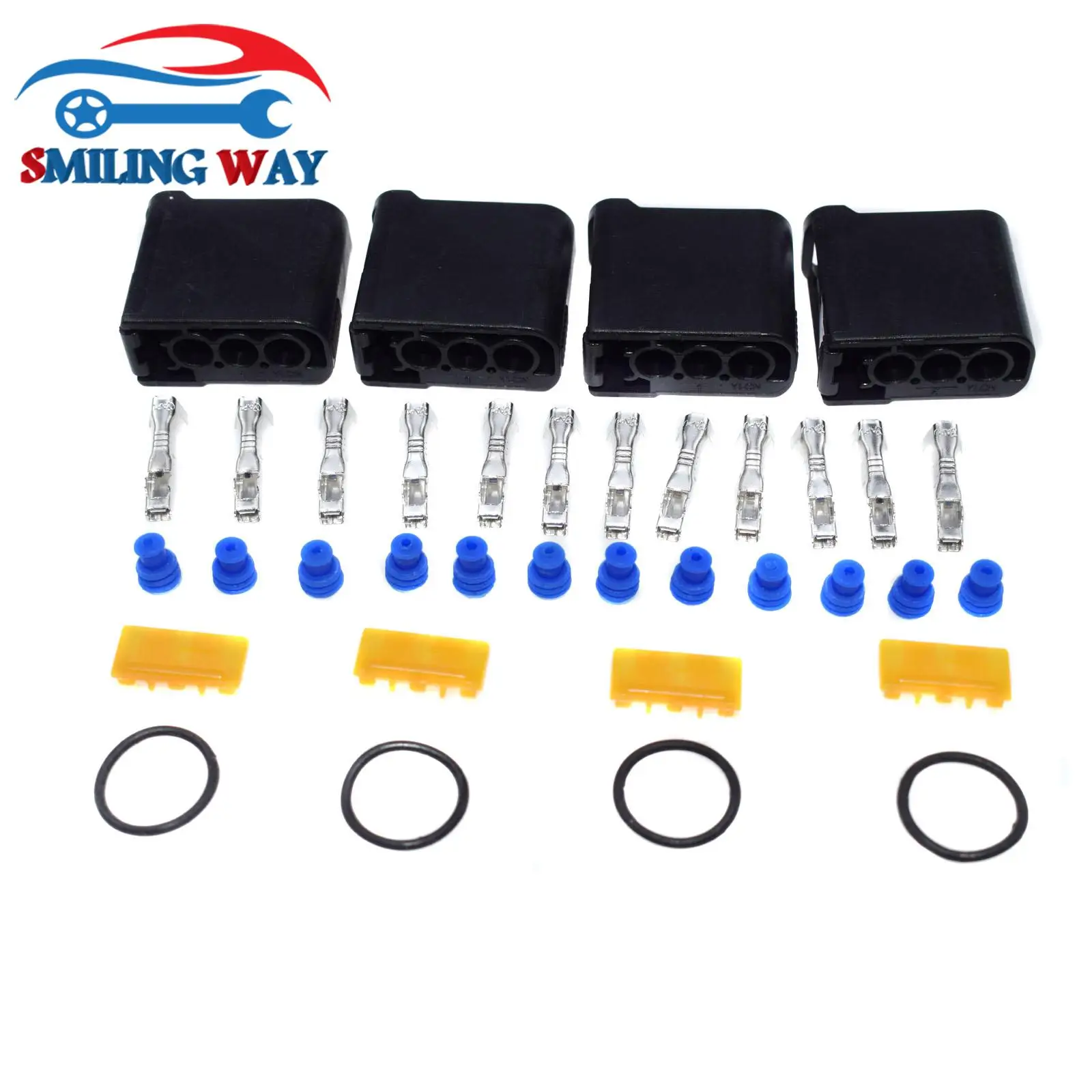 Соединитель жгута катушки зажигания штекер провода + клемма уплотнительное