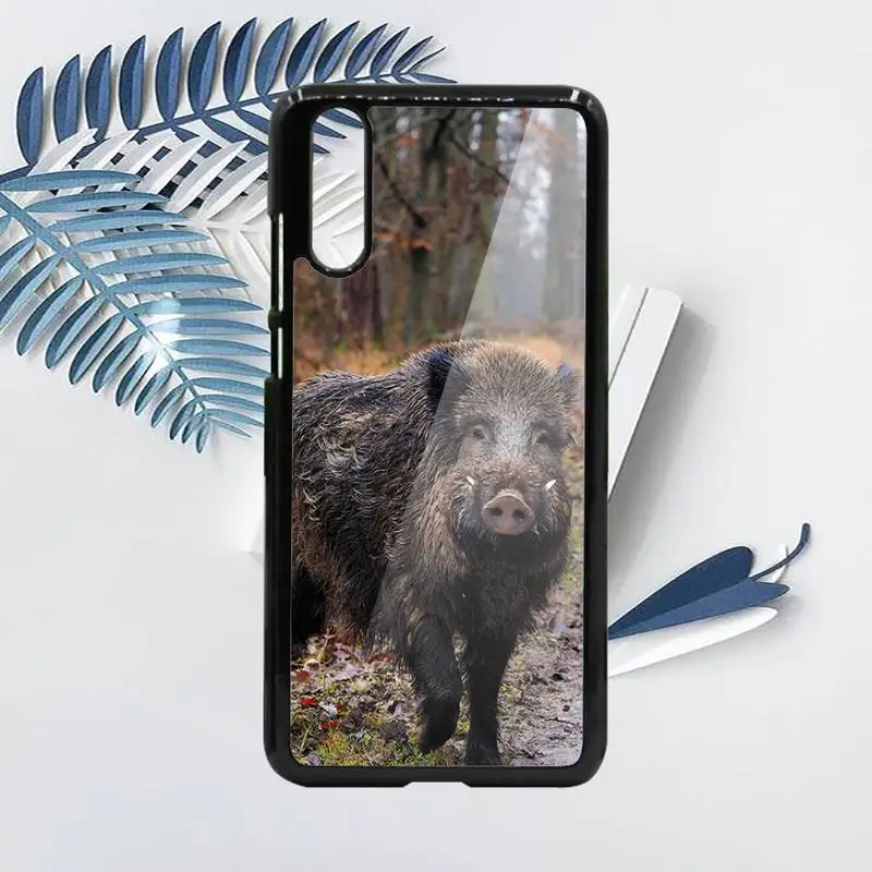 

Horror Animal Wild Boar Phone Case PC For Samsung galaxy S note 8 9 20 10 e lite2019 plus pro ultra