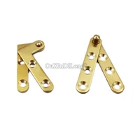 brand new 5pairs european pure brass invisible door pivot hinges freely rotary insert hidden door hinges install up and down