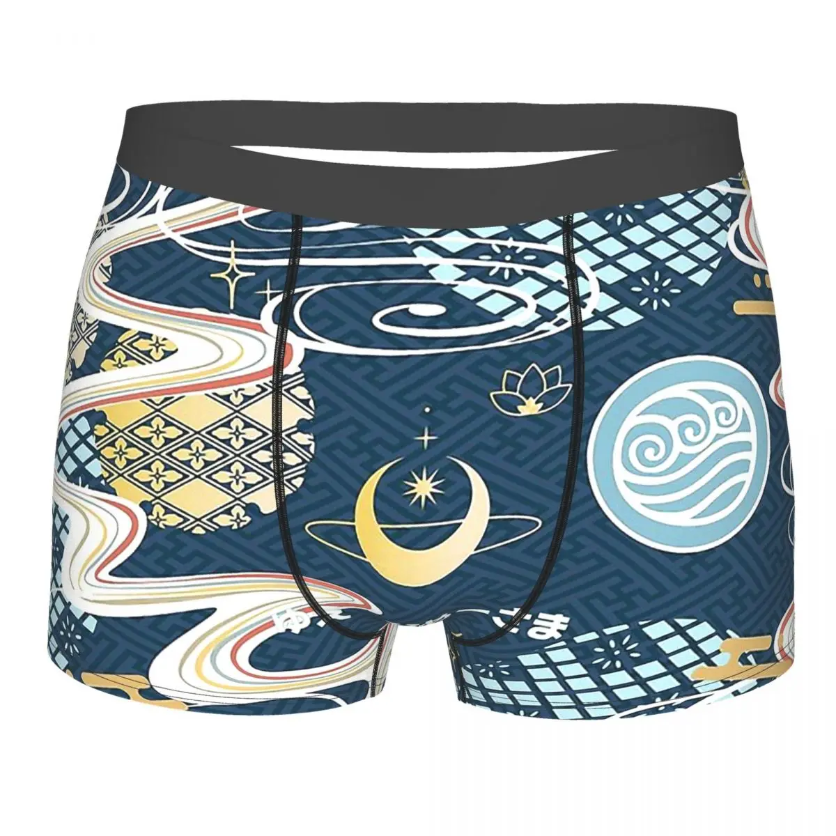 

Demon Slayer Kimetsu No Yaiba Kamado Anime Water Tribe Underpants Breathbale Panties Male Underwear Sexy Shorts Boxer Briefs
