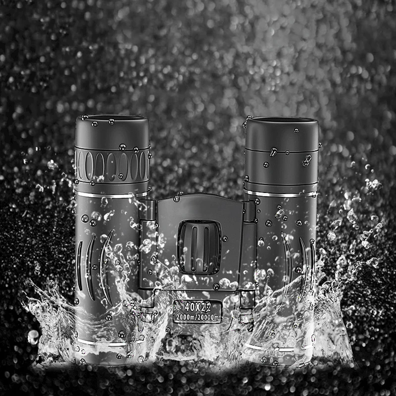 40x22 мини телескоп складной бинокль с низким светильник ночного видения для