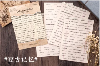 FuGuJiYi 4 листа/партия Kawaii канцелярские наклейки Oxford английские Декоративные наклейки для мобильного телефона Скрапбукинг DIY японские ремесленные наклейки - Цвет: FuGuJiYi