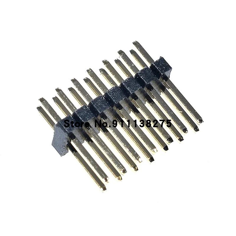 10 шт. 1 27 мм Двухрядные мужской штыревой разъем выносной сквозных отверстий PCB