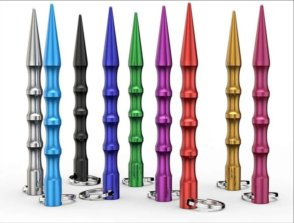 

2021 New Hot Aluminum Keychain Wolf Stick Women's Self-defense Creative Wolf Stick Wholesale