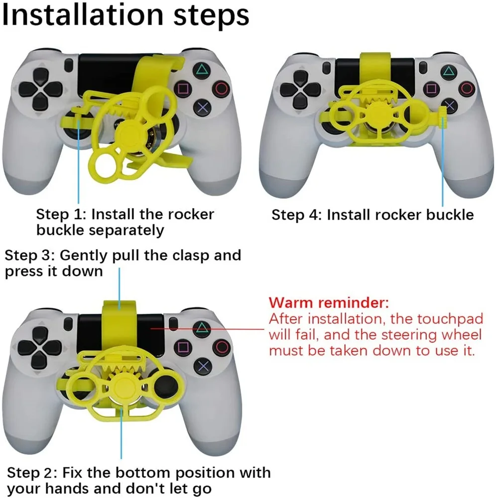 Мини контроллер рулевого колеса с 3D принтом дополнительный геймпад симулятор