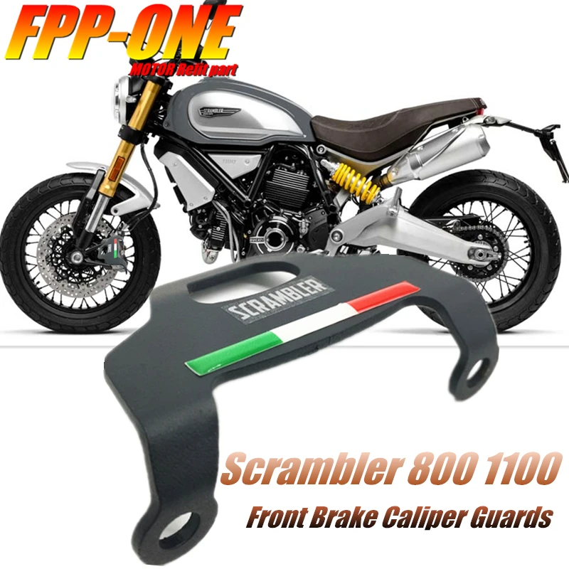 

FOR Ducati SCRAMBLER 800 1100 Motorcycle Accessories Front Brake Caliper Guards Protection Cover