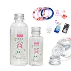 Эпоксидная смола 3:1 AB, прозрачная, высококлеящаяся, для изготовления ювелирных изделий, 1 комплект