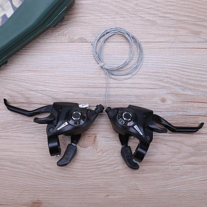 

1 pair MTB Bike Gear Shifter Set 3x7 21 Speed Mountain Bicycle Variable Speed Governor Transmission One-piece Brake Lever Bikes