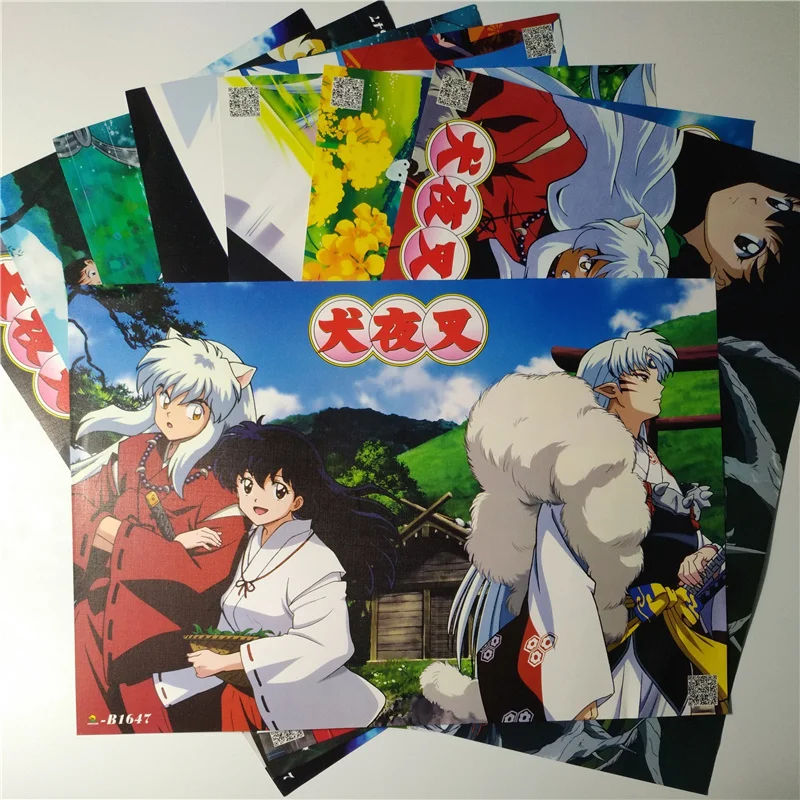 

8*(42x29cm)NEW Inuyasha posters Anime posters Wall Stickers Kagome Sesshoumaru