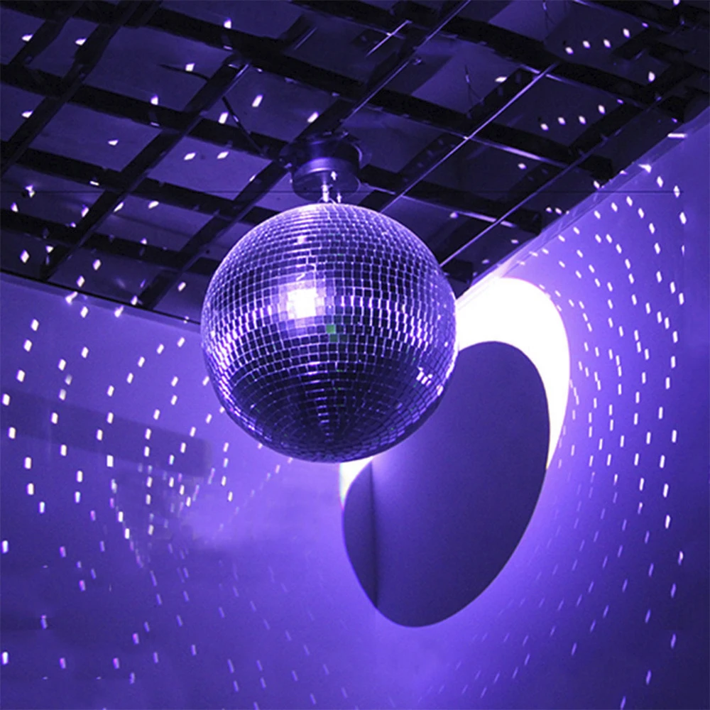 

20cm Mirror Disco Stage Light Rotating Glass Ball Big Party Decorations Colorful Mirror Balll Ktv Bar Dj Lighting Reflection