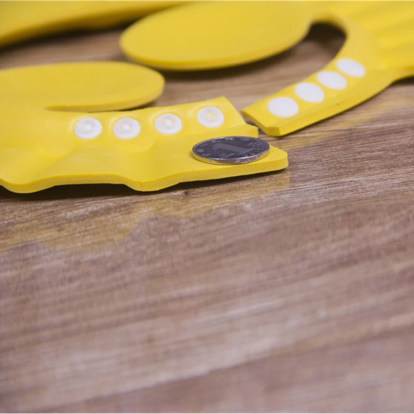 Gorro de champ&uacute; para beb&eacute;, visera de ba&ntilde;o duradera, ajustable, para Baby Shower, protege los ojos, a prueba de salpicaduras, protector para el cabello-4