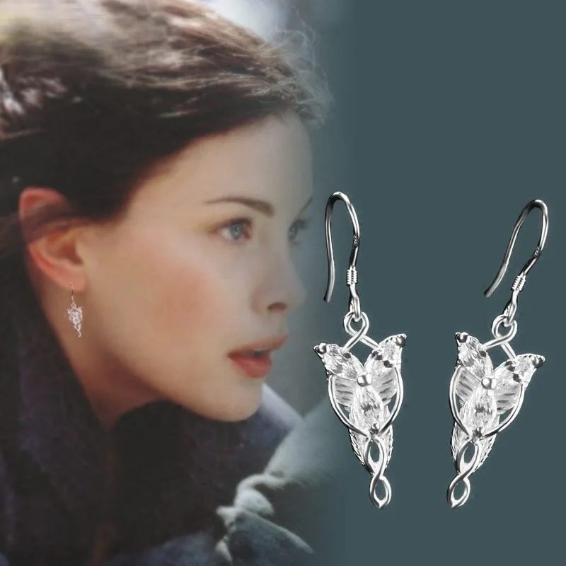 Женские серьги-подвески Arwen Evenstar из стерлингового серебра 925 пробы | Украшения и
