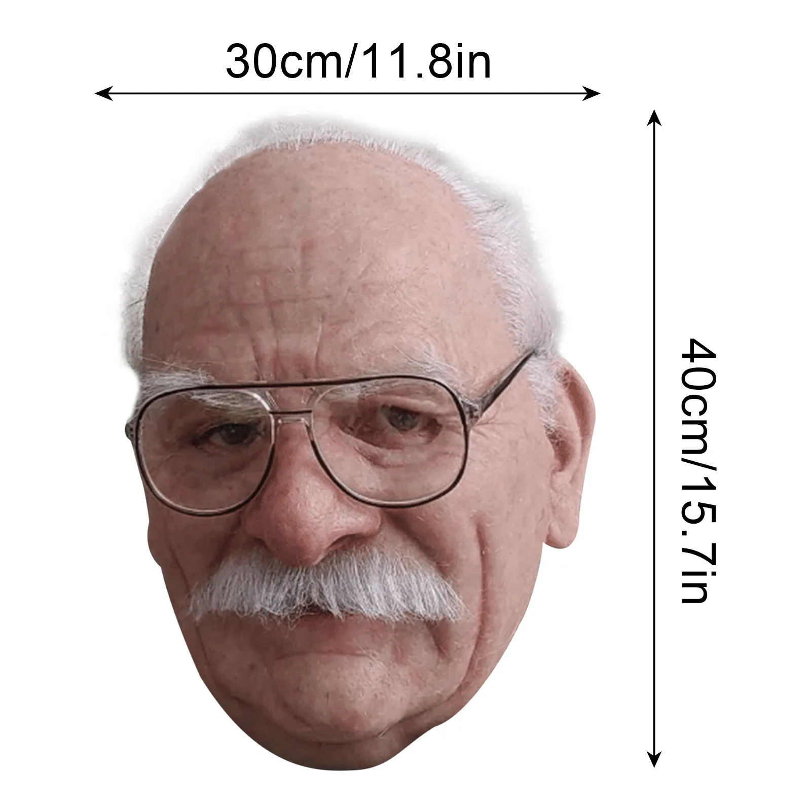 

New Another Me-The Elder Halloween Holiday Funny Masks Supersoft Old Man Adult Mask Funny Funny Cosplay Party Cosplay Old Man