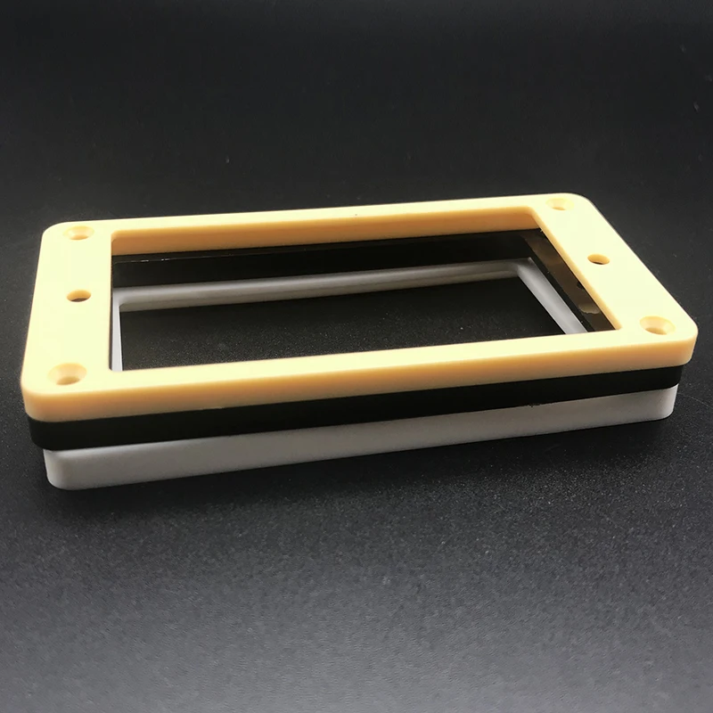 2 шт. из АБС пластика с плоским дном хамбакера монтажное кольцевые рамы для LP