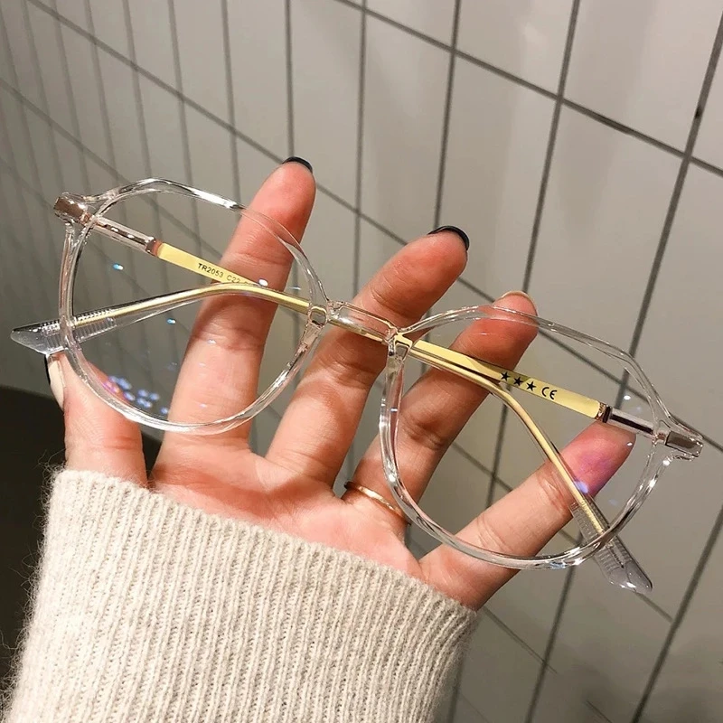 

New Unisex Anti Radiation Myopia Glasses Blue Light Glasses Trends Computer Eyeglasses Frame Clear Lens Eyeglasses 2021