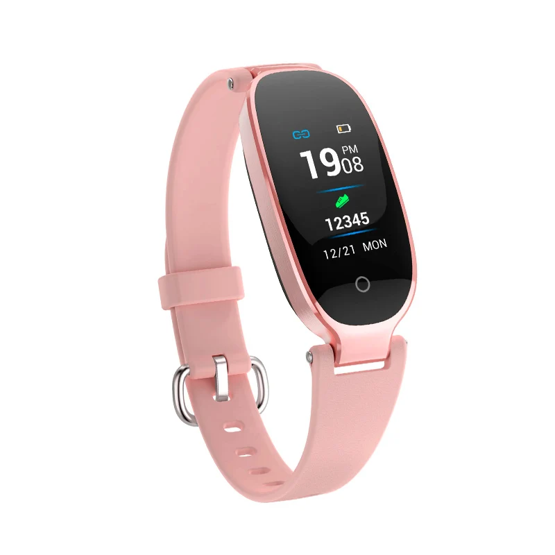 

Heart Rate Monitor Bracelet IP68 Waterproof Fitness Tracker Wristband Reminder for IOS Andriod Mobile Ladies Girls Smart Watch