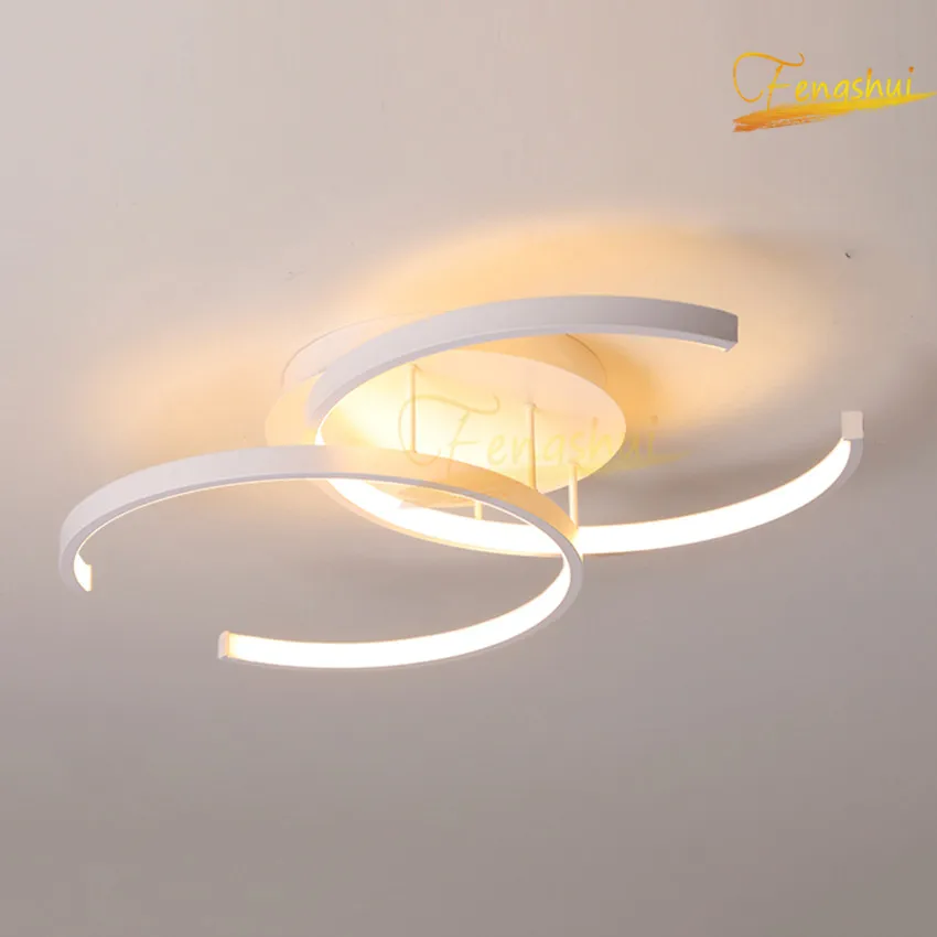 Скандинавский светодиодный потолочный светильник современный кольцевой для