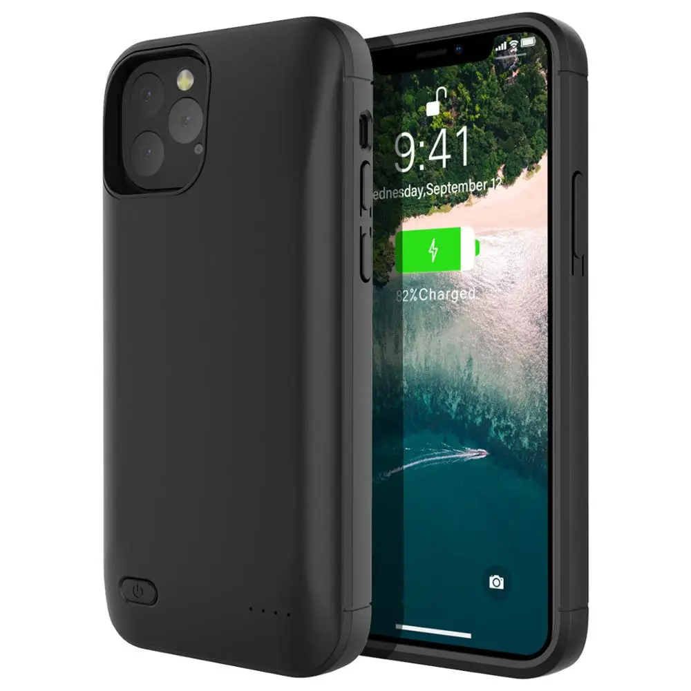 Для iPhone 11 SE 5 5S чехол для зарядного устройства 4000 мАч Внешний внешний аккумулятор чехол для зарядки для iPhone XS 7 8 plus 6 6S Чехол для аккумулятора