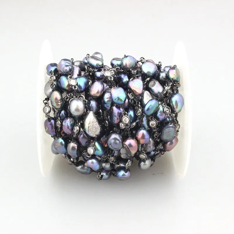 3 метра 1 рулон/Лот новый стиль цепочка с розам элемент ожерелье ручной