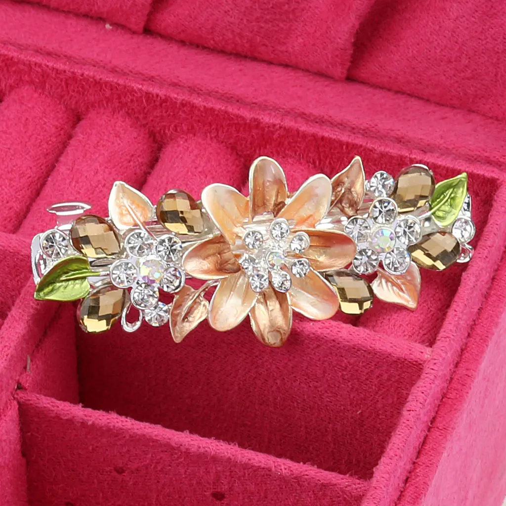 

2pcs Fashion Crystal Rhinestone Hair Clip Hair Clips Hairpins