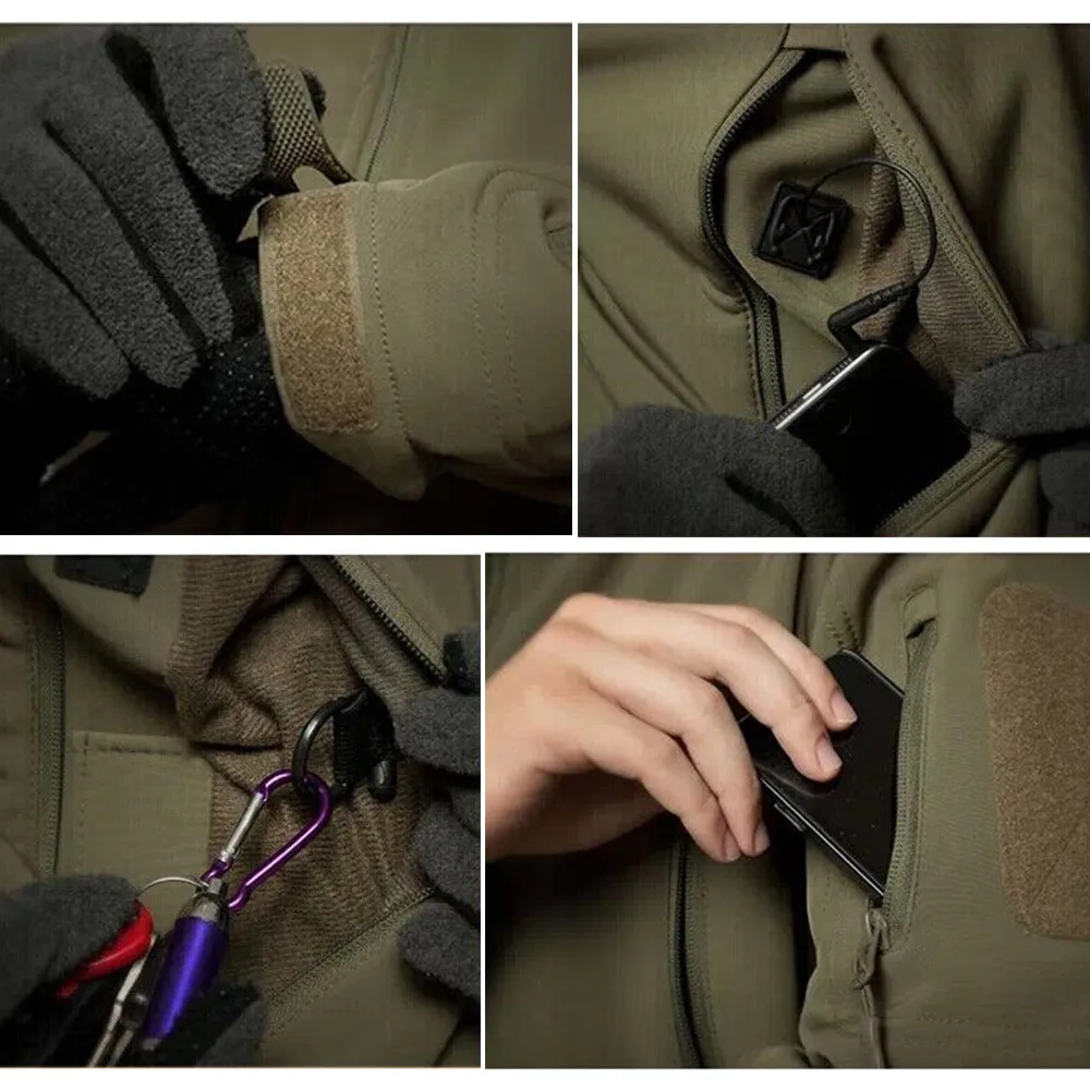 

Male Jacket Outdoor Soft Shell Fleece Men's And Women's Windproof Waterproof Breathable And Thermal Three In One Youth Hooded