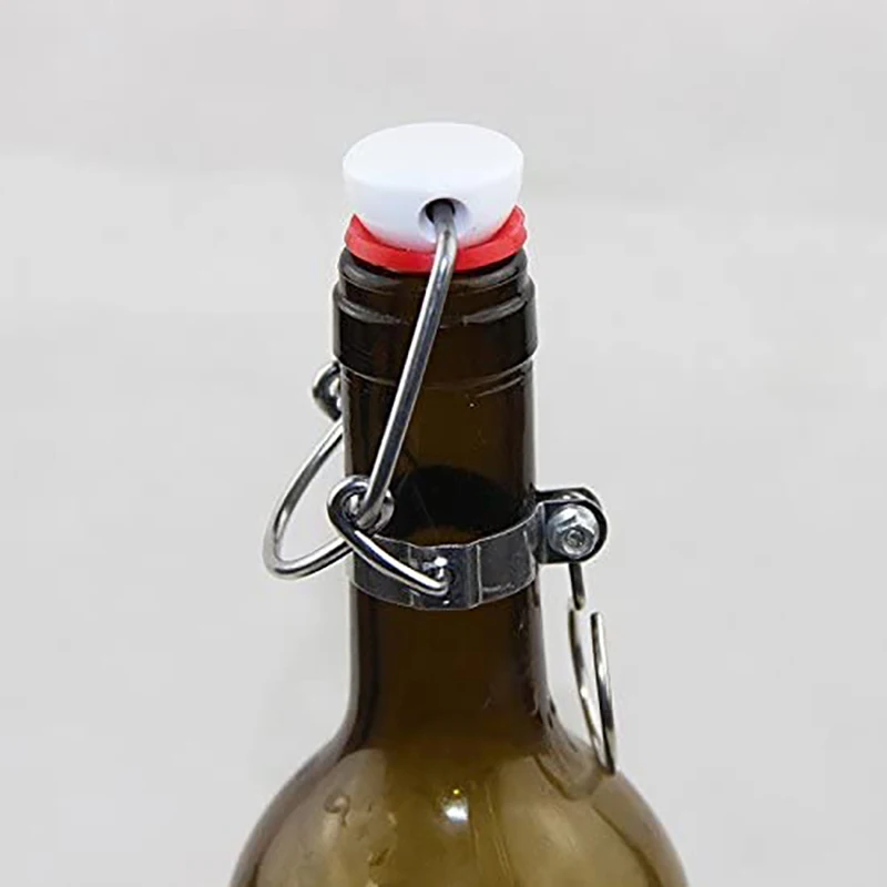

Swing Top Glass Bottle Caps Flip Top Beer Bottle Cap for Swing Cap for Grolsch Style Beer Bottle Beer,Soda Bottles 15Pc