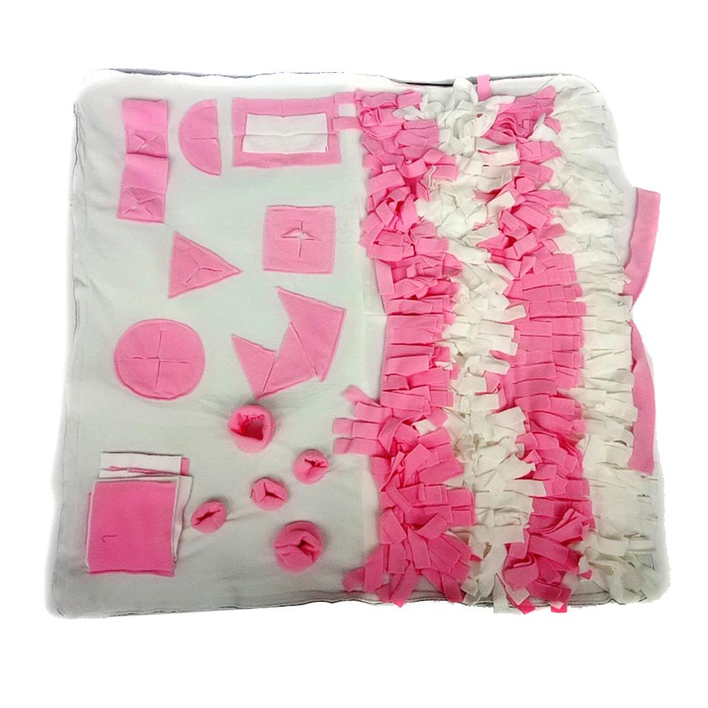 Supplies Slow Washable Dog Snuffle Mat Cushion Blanket Nose Sniffing Pet Training Pad Play Stress Release Soft Cat Food Feeding | Дом и сад