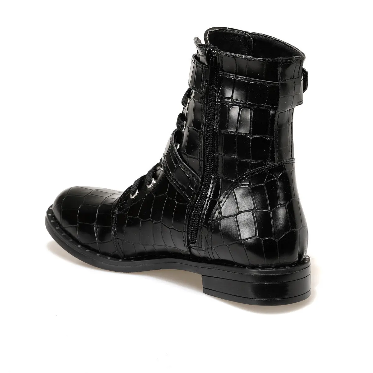 

20K-1001 Black Women 'S Flat Boots