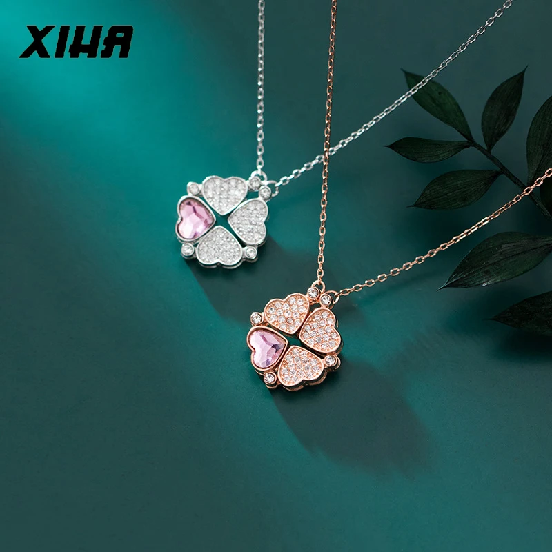 925 Серебряное колье в винтажном стиле с массивными Стразы для маленьких девочек