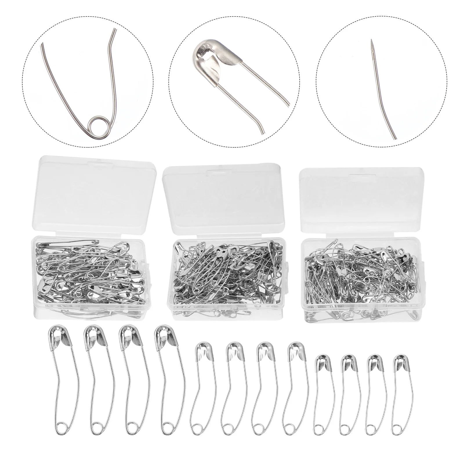 

Safety Pin Quilting Basting Pin Stainless Steel Safety Pin for Fixing Objects