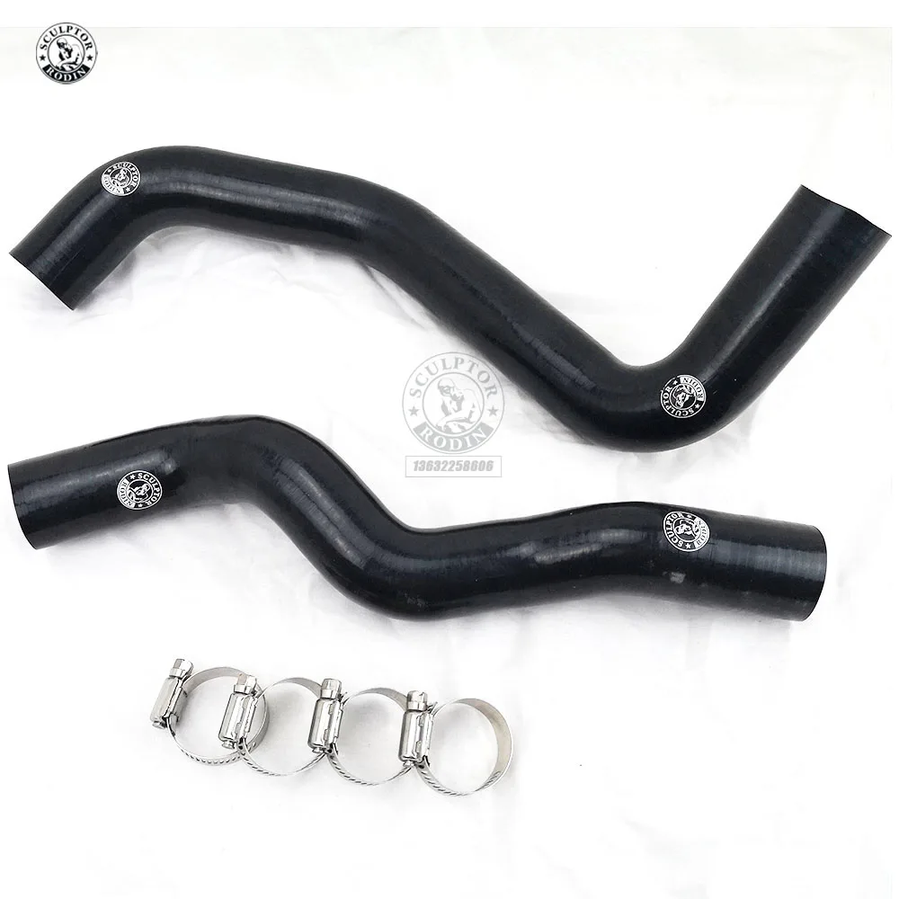 Комплект силиконовых шлангов радиатора для MITSUBISHI LANCER Evolution EVO 4-6 CP9A 4G63 99-01(2 шт.)