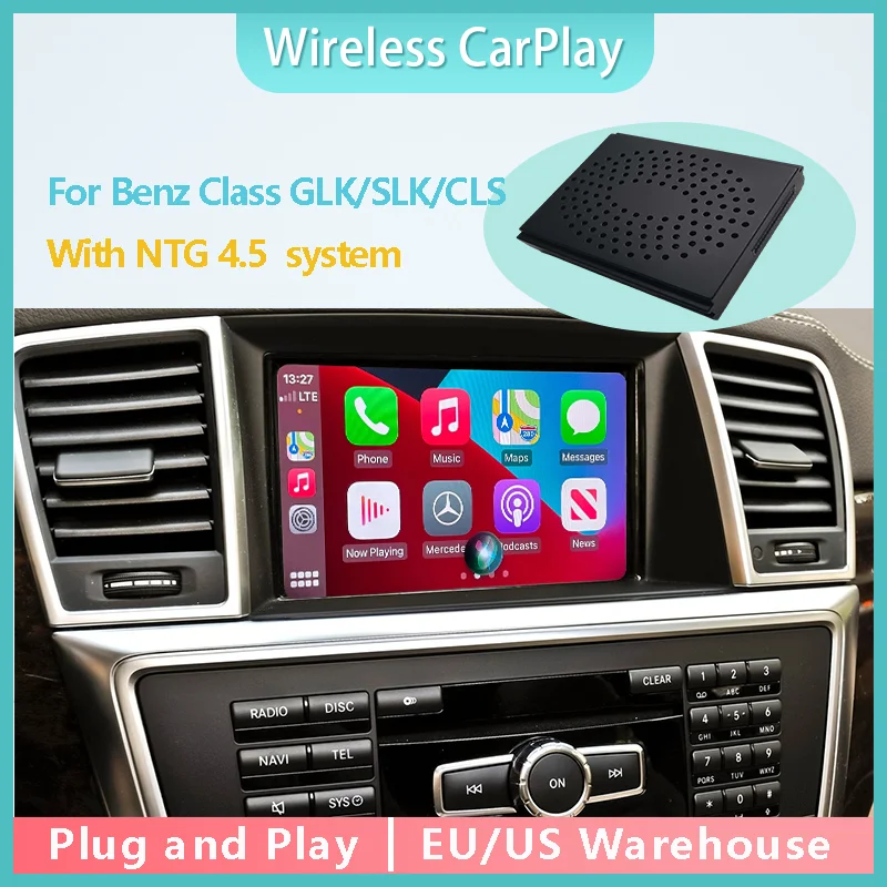 Беспроводной CarPlay для Mercedes Benz Class ML/GL W166 NTG 4 5 с функциями навигации AirPlay на