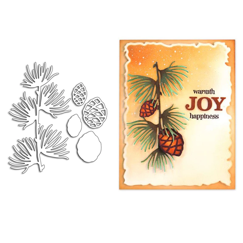 Набор игл в виде соснового конуса трафареты для резки металла сделай сам