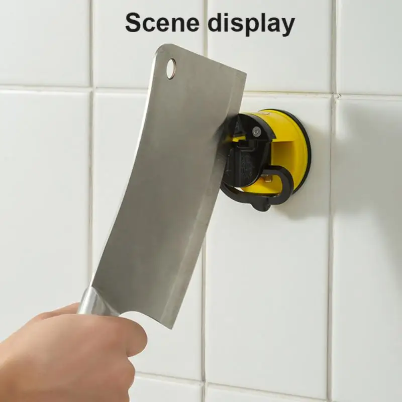 Многофункциональный инструмент для заточки ножей с маленькой желтой уткой