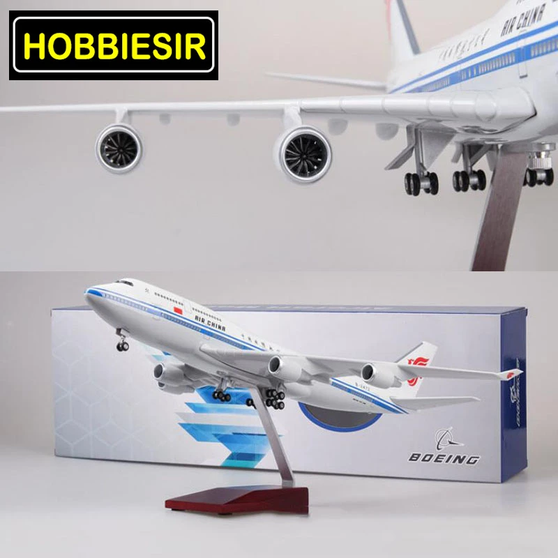 47 см 1/150 масштаб самолета Boeing B747 Air China Southern Airlines AIR way модель игрушки W светильник и