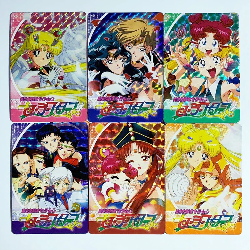 

6pcs/set Sailor Moon Toys Hobbies Hobby Collectibles Game Collection Anime Cards