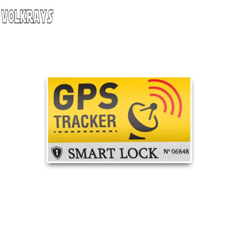 

Vilkrays Creative Car Sticker GPS Tracker Smart Lock Accessories Reflective Waterproof Cover Scratches PVC Decal,5cm*9cm