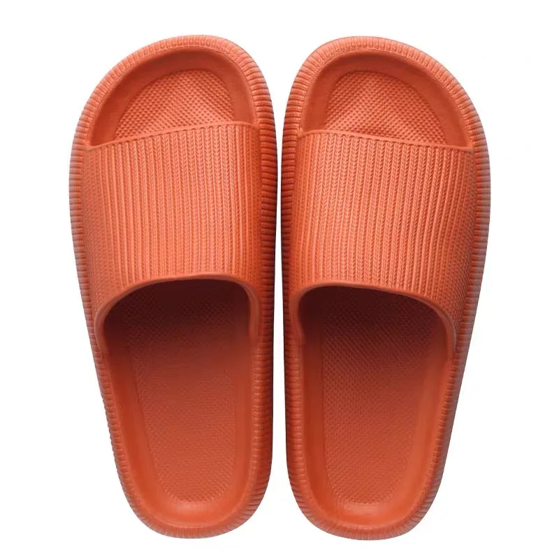 

2021 New Slippers For House Women Summer Sandals Men Beach Female Slides Rubber Ladies Platform Indoor Bedroom Anti-Slip Shoes