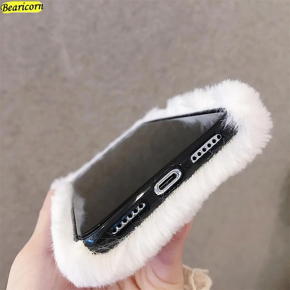 Мягкий плюшевый чехол для телефона Samsung Galaxy S22 S21 S20 FE S10 S9 S8 Plus S7 S6 edge | Мобильные