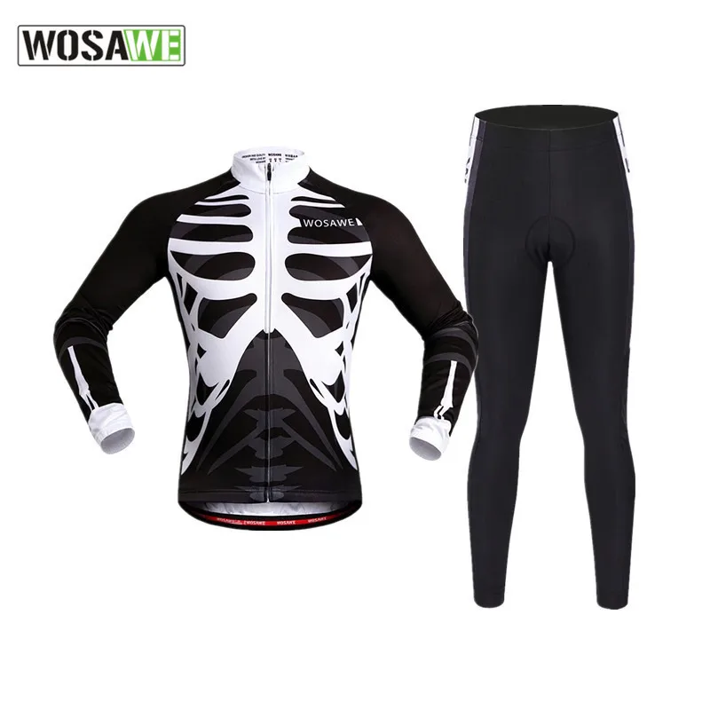 WOSAWE новые осенние весенние мужские горные велосипедные трикотажные с длинным