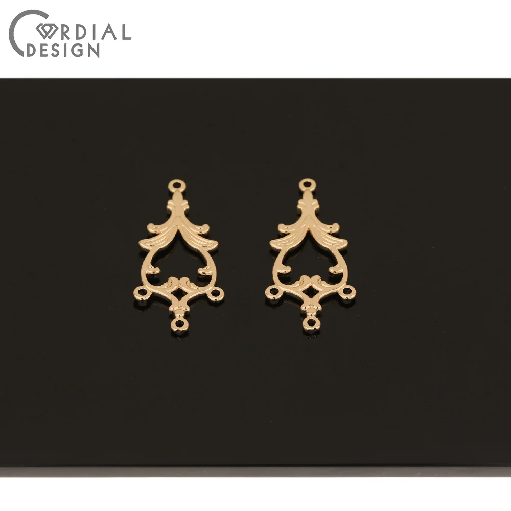 

Cordial Design 100Pcs 15*32MM Jewelry Accessories/Copper/DIY Making/Hand Made/Connectors/Earrings Findings & Components/Charms