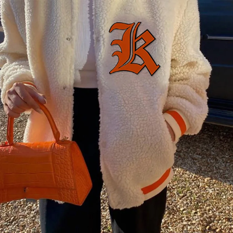 Женская бейсбольная куртка с длинным рукавом куртка-бомбер большого размера