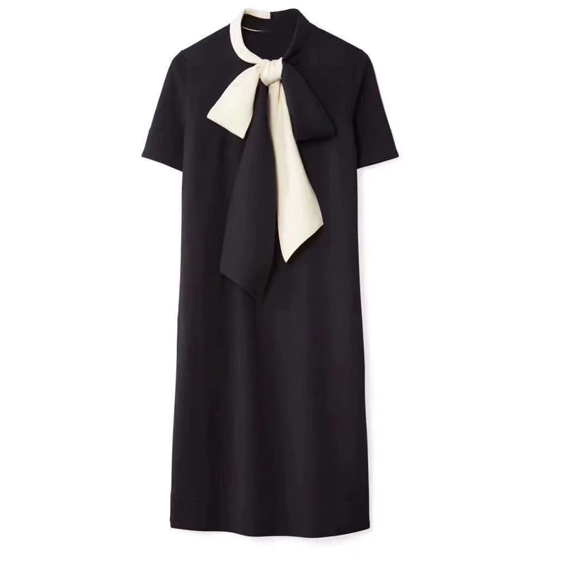 

Dress 2021 Women Spring Summer New Dress Round Neck Short Sleeve Slim Dress