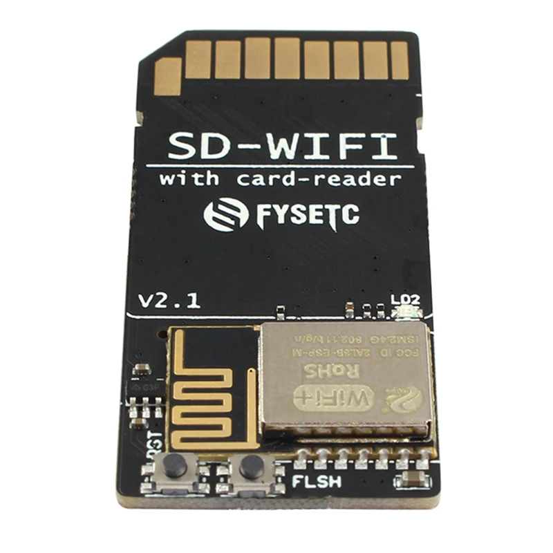 

FYSETC SD-WIFI with Card-Reader Module Run ESPwebDev Onboard USB to Serial Chip Wireless Transmission Module for S6 F6 Turbo